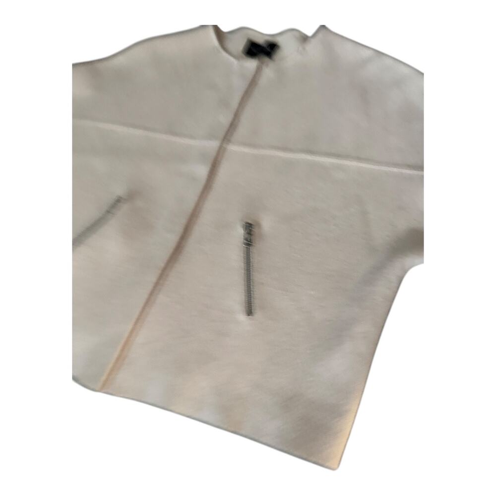 Dolce Cabo Cream Cape with Faux Fur Trim - Picture 15 of 15